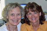 Anne Bercht and Peggy Vaughan